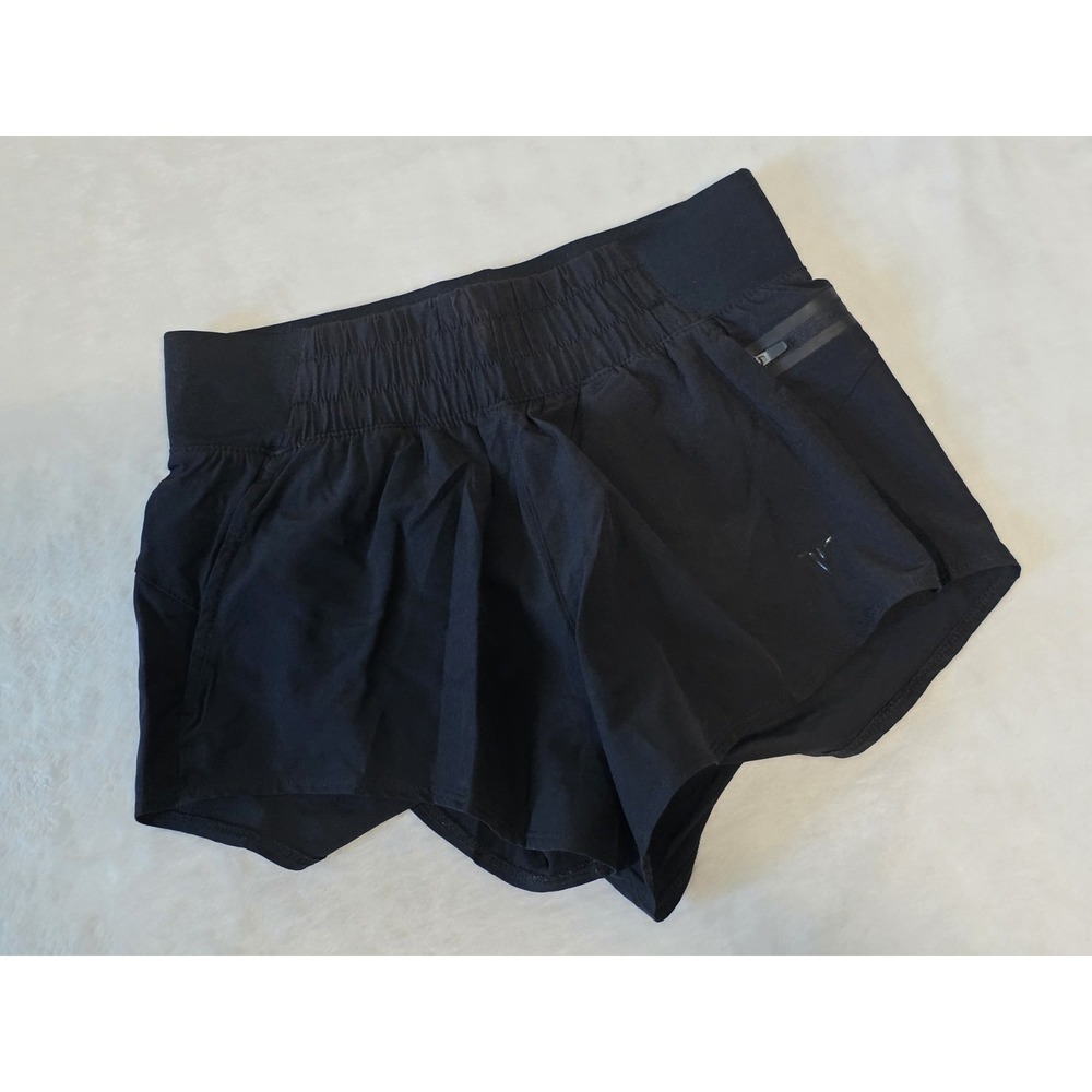 TITIN Womens XS Black Lined Breathable Athletic Running Shorts Pockets